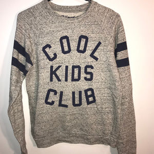 Gray Medium Weight Pull Over